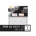 25 in. x 32 in. x 1 in. Premium Pleated Air Filter FPR-10, MERV-13 (9774) 