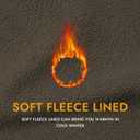 LOOGU Hunting Hoodies for Men Fleece Lining Performance Insulation Pullover Camo Hoodie (X-Large, Dbrown Tree)