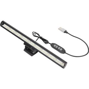 Laptop Monitor Light Bar, USB e Reading LED Task Lamp, 3 Adjustable Color Temperature, 10 Dimming Brightness Levels, Space Saving, Portable for Office/Travel/Home