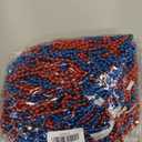 PRETYZOOM Patriotic Beaded Garland Chain Independence Day Memorial Day Decor for Tiered Tray Easy Installation Versatile Holiday Decorations Box