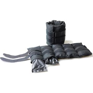 CAP Barbell Adjustable Ankle Weights |20lb Pair | Black, 20-pounds