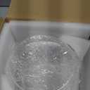 2450ML/83oz Glass Clear Saucepan with Lid,Best Handmade Easy Clean Heat Resistant Glass Cooking Pot for Noodles, Soup, Cereals, Fruits