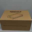 HOMEAILIE Under Sink Organizer, 2 Packs Under Sink Organizers and Storage, Slide Out Pull Out Cabinet Organizer Shelf with Metal Drawers for Kitchen Bathroom Pantry, White