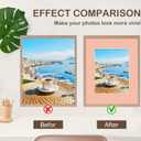 15 Pack 20x16 Picture Mats, Mixed Colors Frame Mattes for 11x14 Pictures Photo Frame Mat Core Bevel Cut Mat Board Show Kit for Photos, Prints, Artworks