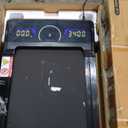 Walking Pad Treadmill with 12% 9-Level Auto Incline, 450 lbs Capacity RGB LED Screen, Bluetooth Speaker Under Desk Treadmill, Compact Treadmills for Home Hiking (Black)