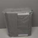 SpaceAid 4 Pack Bed Sheet Organizers and Storage, Foldable Organizer for Linen Closet, Sheets Set Folder Keeper with Window XL (Queen & King Size) Organizing Bedding Container, Gray 91ZDSN-SL01-G4