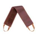 1Pc Back Beautify Belt for Tanning Oil Application Lightweight Portable Body Lotion Wiping Tool Supple Texture for Home Travel Brown Color 3ft