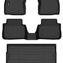 HAFIDI® Floor Mats & Cargo Liner Set Fit for 2024 2025 Subaru Crosstrek & 2024 2025 Impreza All Weather Protection TPE Anti-Slip Automotive Full Set Floor Liners Custom Accessories - Black