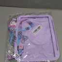 ACEMO for iPad 10th Generation Case iPad Air 11 inch M3 M2 Kids Girl Cover with 360 Rotating Kickstand/Shoulder Strap/Pencil Holder for iPad 2022 10.9 inch/Air 11 inch 2025 2024 Purple