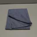 Rectangle Tablecloth Linen Textured Waterproof & Stain Resistant Table Cloth Wrinkle Free Decorative Fabric Farmhouse Table Cover for Dining/Party/Buffet/Wedding, 52 x 70 Inch, Demin Blue