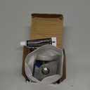 Shower Head Holder All Metal Handheld Shower Wand Bracket Adhesive Shower Wall Mount Holder Brass Shower Spray Holder Brushed Nickel, Drill Free Glue Installation