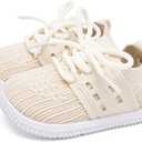 BMCiTYBM Baby First Walking Shoes Boys Girls Infant Sneakers Breathable 6 9 12 18 24 Months Camel Size 6-12 Months Infant
