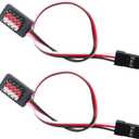 2Pcs ShareGoo 180mm JR Receiver Distribution Wire Servo Hub JR Style Servo Splitter Compatible with 1/8 1/10 1/16 RC Car Crawler Led Winch Roof Led Light Fans