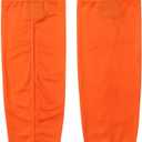 EALER HS80 Series Solid Color Dry Fit Practice Ice Hockey Socks for Men & Boy-Senior & Junior-Adult & Youth (20-22, Xw088#orange)