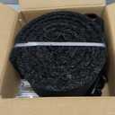 1 Pcs 10 Ft Long Rubber Mulch for Landscaping Garden Mulch Black Roll Rubber Mulch Mat Recycled Natural-Looking Edging Border Cuttable Reduced Weed Growth Bed Liner for Garden 2026.