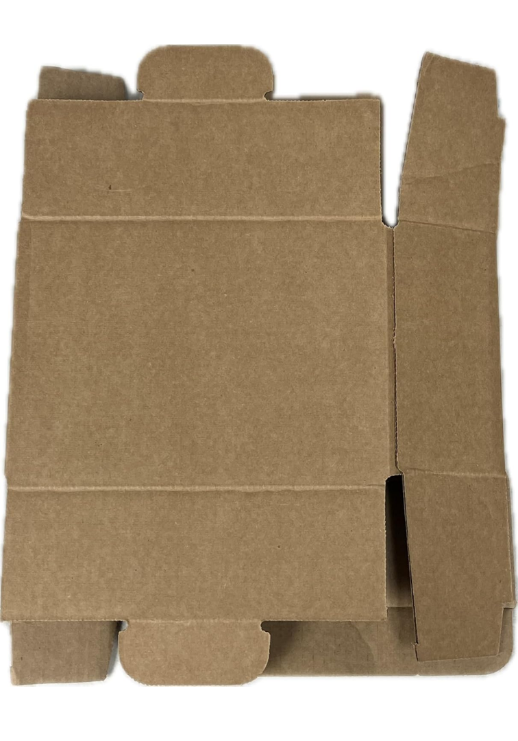 9x6.5x3 Brown Shipping Boxes, Corrugated Cardboard Mailing Box for Small Business, Tab Locking Mailer Box for Literature Packing, Heavy Duty Great for Mailing Gifts & Storage, Set of 15 Boxes