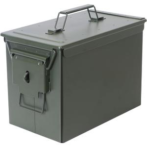 Ammo Can&Ammo case Storage Box,Lithium Battery Metal Storage Box,Fireproof/Waterproof/Airtight/Used for Lithium Battery and Ammo Storage