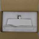 Butter Dish with Lid,WERTIOO Butter Dish With Lid for Countertop,7.6" x 3.3" Butter Tray,Butter Holder for 1 Stick.Textured Tray Butter Keeper for Non Slip Storage,Ceramic - White