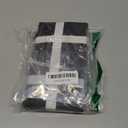 HUAPRINT 12 Pack Extra Small Black Gift Bags,4x2.75x4.5 inch Tiny Mini Paper Bags with Handles Bulk For Party Favors,Presents,Birthday, Weddings,Baby Showers,Business,Shopping