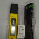 VIVOSUN Digital pH Meter, 0.01pH High Accuracy Pen Type pH Tester for Hydroponics, Household Drinking, Pool and Aquarium, Yellow, UL Certified