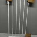 Toddleroo by North States - 6-Bar Extension for Deluxe Décor Gate: 15 Inch Baby Gate Extension - Add Up to 6 Extenders - White