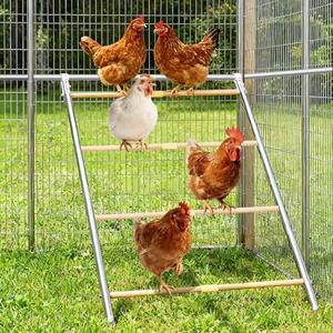 APODESS Chicken Roosting Perch, Perfect for Backyard Poultry, Chicken Perch Bars, Cock Toy and Coop Accessory, Hen Perch for Coop, Farm Chick Ladder, Easy Installation & Clean, Poultry Coop Accessory