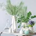 18 Branches 27 Inch Artificial [Palm] [Leave]s 6 PCS Large Faux / Fake Greenery Tropical [Palm] Tree [Leave]s for [Palm] Wedding Arrangement Jungle Party Decorations