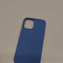Miracase Compatible with iPhone 12 Pro Max Case, [Soft Anti-Scratch Microfiber Lining], Liquid Silicone Case Gel Rubber Shockproof Drop Protection Phone Case for 12 Pro Max, Capri Blue