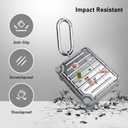 KOREDA Compatible with AirPods Pro 3 Case Cover, Cute Funny Suitcase Design Case for AirPods Pro 3rd Generation, Fashion Protective Hard Case for Women Men with Keychain and Cleaner Kit (Silver)