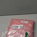 Home Brilliant 24x24 Pillow Covers Pink Decor Striped Velvet Corduroy Euro Sham Large Square Pillowcase for Sofa Bed, 60cm, Set of 2, Dry Rose Pink