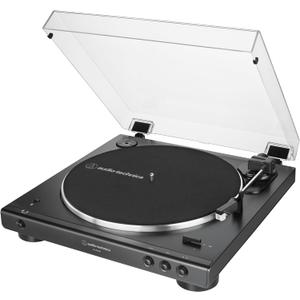 Audio-Technica AT-LP60XBT-BK Fully Automatic Wireless Belt-Drive Turntable (Black) (ATLP60XBTBK)