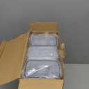 PRAKI Airtight Food Storage Containers Set with Lids - 24 PCS, BPA Free Kitchen and Pantry Organization, Plastic Leak-proof Canisters for Cereal Flour & Sugar - Labels & Marker (Black)