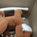 labebe - Baby Rocking Horse, Brownish Red Fox Rocking Horse with Seat Belt, Plush Animal Rocker for Kids, Stuffed Rocker Toy for Children 6M-3 Years Old Girl&Boy