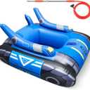 Chariot Large Inflatable Tank Pool Float Adults with Stainless Steel Water Guns Swimming Floats with Water Cannon for Lake Beach Pool Party, Adult Size