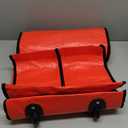 HOMEST Christmas Tree Storage Bag, Fits for 4.5-7 ft Xmas Artificials, Zippered Bag with Reinforced Carrying Handles and Wheels, Red (Bag Only), Size 5'L x 15"W x 22"H