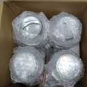 4 Pack Overnight Oats Containers with Lids and Spoons, Dual-Layer Chia Pudding Jars with Dry/Wet Separation,Yogurt Parfait Cups, 16 oz+4oz Glass Mason Salad Jars with Lids for Breakfast Oatmeal Cereal
