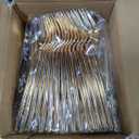 60Pcs Gold Plastic Forks - Heavy Duty Plastic Forks Disposable - 7.6 Inch Gold Disposable Forks - Luxurious Plastic Silverware Perfect for Parties, Weddings and Other Daily Events