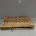 SONGMICS HOME Laundry Hamper with Lid, Clothes Basket with Removable Liner and Handles, 17.2 Gallon, Foldable Narrow Laundry Organizer for Bathroom, Bedroom, Light Brown, 65 Lwith Lid