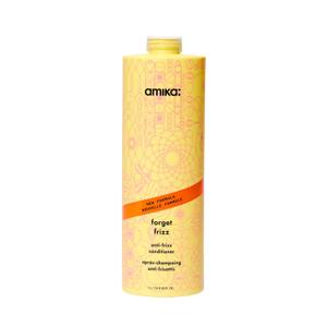 amika forget frizz anti-frizz conditioner | smoothing, humidity protection, up to 72 hour frizz control + lightweight hydration, for medium to thick coarse hair types 2a-4c (33.8 Fl Oz (Pack of 1))