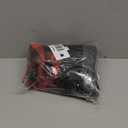 Black and White Buffalo Plaid Check Christmas Tree Skirt 48 inches, Country Xmas Tree Decorations Tree Skirts Double Layers Holiday Ornaments