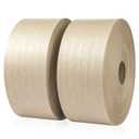 BOMEI PACK Water Activated Kraft Paper Reinforced Gummed Tape, 2 Pack 3 inch x 380 ft, for Heavy Duty Secure Packing Shipping