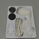 Nicebirdie Electric Callus Remover for Feet with Vacuum, Premium Portable Pedicure Tools Rechargeable Waterproof 2 Speed Foot File Scrubber Callus Remover Tool Foot Care kit （White）