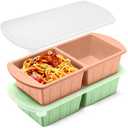 2 Pack Silicone Freezer Trays With Lid For Easy Storage Silicone Soup Freezer Molds 2 Cup ，Perfect For ice cube tray Freezing Broth Sauces Store Leftovers , Leakproof, Easy Release Dishwasher Safe