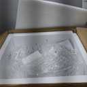 TOCHIC Modern Farmhouse Chandelier for Dining Room 36", Large Vintage White Wood Chandeliers Light for Living Room, Rustic Pendant Lighting Fixture Ceiling Hanging for Foyer Bedroom Entryway