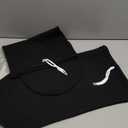 2 PCS Cast Sock Cover for Foot, Cast Cover for Foot, Leg Cast Cover, Adjustable Drawstring Foot Cast Cover for Men and Women (Long Black)