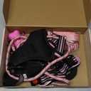 LOBEVE No Pull Dog Harness, Collar & Leash Set | Includes Dog Seat Belt, Collapsible Bowls & Poop Bag Dispenser. Ideal for Training, Walking, Hiking (Pink-M)
