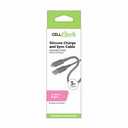 CELL CANDY SILICONE CHARGE and Sync Cable 3ft for Apple 8-pin 3ft