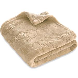 BORITAR Baby Blanket for Boys Girls Ultra Soft Fleece Warm and Lightweight Animal Blankets for Infant Toddler Newborn, 30x40 Inch, Brown