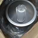 Automatic Chicken Waterer 4L/1.0Gal, 304 Food Grade Stainless Steel Heavy Duty Poultry Waterer with Handle, High Strength Structure 0.035 Inch Metal Thickness, No Assemble (Sliver, 4L/1.0Gal)