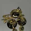 3 Pcs Christmas Bow Taper Candle Holders Vintage Metal Candle Stick for Pillar Candles, Halloween & Christmas Table Decor, Gothic Centerpiece for Dining Table, Housewarming Gifts(6.3/7.9/9 Inches)